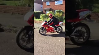 Cagiva mito 125 Evo after rebuild ride