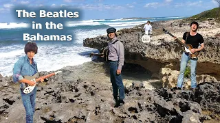 The Beatles in the Bahamas. The locations where the movie Help! was filmed in 1965. Now and then.