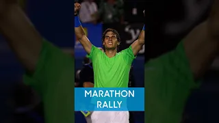 Nadal wins MARATHON point against Djokovic! 😅