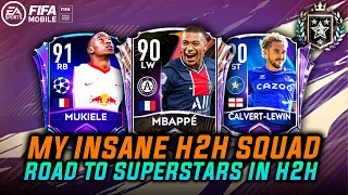 REACHING FIFA GRANDMASTERS | MY INSANE H2H TEAM/SQUAD | ROAD TO SUPERSTARS | FIFA MOBILE 21 |
