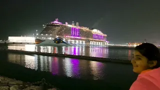 Biggest Ship #Aida Cosma  #DohaoldPort