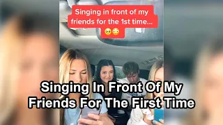 Singing In Front Of Friends For The *FIRST* Time Compilation 😳 🥰 (Heartwarming Reactions)