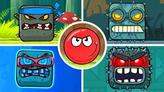 defeat all boss in red ball 4