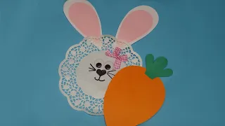 DIY | How to Make a Cute Paper Doily Easter Bunny | Easy Spring Decoration | Easter Craft