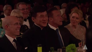 Tom Hanks honors Jackie Chan at the 2016 Governors Awards