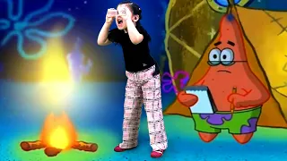 I'm Sorry Patrick! with Dominika In Real Life | Spongebob