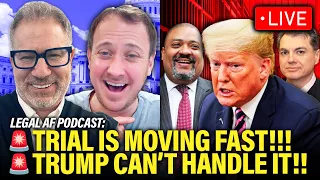 LIVE: Trump REEKS OF FEAR at Criminal Trial | Legal AF