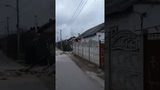 Не взорвавшаяся ракета российских оккупантов на Водопое в городе Николаев