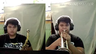 Rainbow-Sax and Trumpet duet