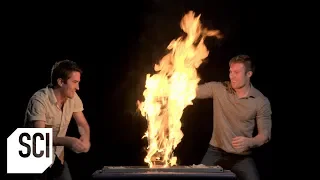 Fire Jenga?!?  | Outrageous Acts of Science