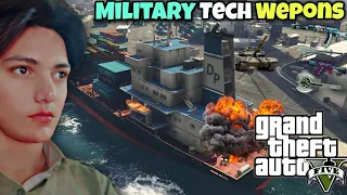 Plaining For Stealing Military Cargo Ship For 300,00000 $ - Scouting  The Port - GTA 5 Urdu/Hindi
