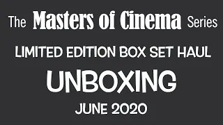 Eureka Masters of Cinema Limited Edition Box Set Haul Unboxing June 2020