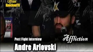 Andre Arlovski post fight interview Affliction Day of Reckoning_NEW.mp4