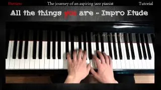 All The Things You Are - Improvisation Etude │Jazz Piano Lessons #1