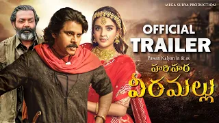 Hari Hara Veera mallu First Trailer || Pawan Kalyan | Bobby Deol Krish | Keeravaani | Nidhi Agerwal