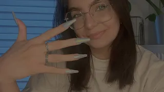 Fast tapping with long nails I ASMR I