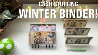 WINTER BINDER | CASH STUFFING | $100 | APRIL 2024🌻