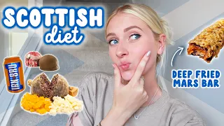 i ate a SCOTTISH DIET for 24 hours! 🏴󠁧󠁢󠁳󠁣󠁴󠁿 *trying Haggis, Neeps & Tatties and more!*