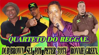 QUARTETO  REGGAE NO  VOCAL DELES,  DUB  BROWN  /  SLY  FOX  /  PETER TOTY  &  RONNIE GREEN @wr1334.