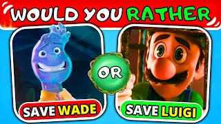 Would You Rather... Super Mario Bros VS Elemental 🍄💧🔥