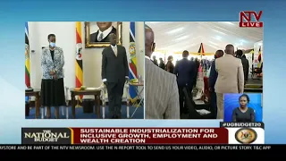 President Museveni speaks after budget reading