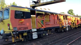 Tamper train passing newton abbot 26th June 2018 Matty’s video