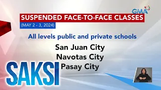 Saksi Part 2: No face-to-face classes; Disgrasya sa kalsada; Concert Tourism