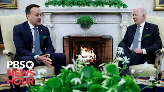 WATCH: Biden meets with Irish Taoiseach Leo Varadkar at White House