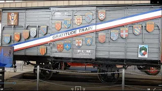 Thank You Merci Gratitude Train Rail Car North Carolina Transportation Museum Spencer NC