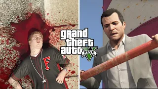 GTA 5 Michael Kills His Son Jimmy in the final mission