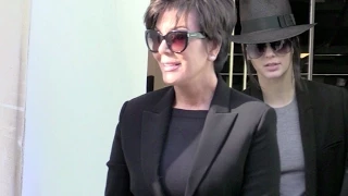 EXCLUSIVE - Kendall and Kris Jenner on a shopping spree in Paris