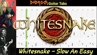 Slow An Easy - Whitesnake - Guitar + Bass TABS Lesson