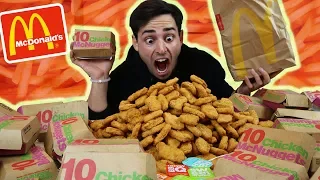 1000 MCDONALD’S CHICKEN NUGGETS CHALLENGE *200,000 CALORIES* IMPOSSIBLE INSANE EXTREME EATING