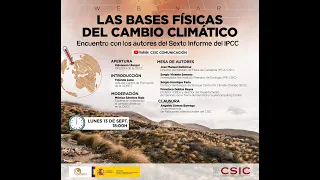 José Manuel Gutiérrez | Webinar: Las bases físicas del cambio climático