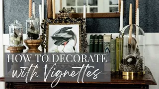 How To Style a Dresser with Vignette Decorating Tips and Tricks