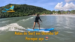 Aulas de Surf no Pereque Açu em Ubatuba