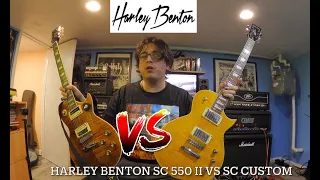 Harley Benton SC-550 II VS SC-CUSTOM. What are the real differences between this two guitars?