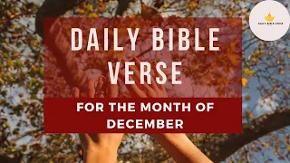 Daily Bible Verse December 21, 2021