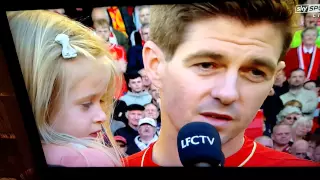 Gerrard farewell and interview at Anfield-16/5/15