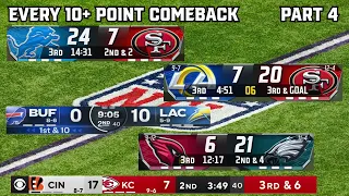 Every 10+ Point Comeback of the 2023 NFL Season | Part 4