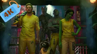 Prison Escape Scene Part 1 | Guardians of the Galaxy (2014) Movie Clip 4K/1080p