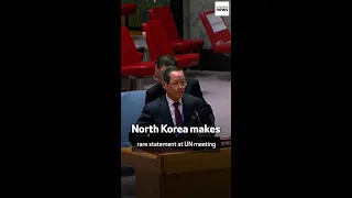 In rare UN appearance, North Korea defends missile launch