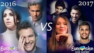 EUROVISION 2016 VS 2017 (my opinion)