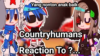 ~🍚 Countryhumans React To?... || Gacha Life Indonesia  🇮🇩 ||