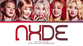 (G)I-DLE Nxde Lyrics ((여자)아이들 Nxde 가사) (Color Coded Lyrics)