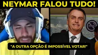 NEYMAR FAZ LIVE COM BOLSONARO E TORCEDORES VÃO A LOUCURA!