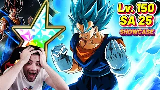 NON CI CREDO SCIOGLIE TUTTI DA SOLO 😱 VEGITO BLUE LR EZA 100 % SHOWCASE 8 ANNIVERSARIO DOKKAN BATTLE