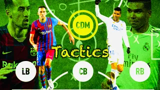 Positions explained: Central Defensive Midfielder analysis Busquets vs Casemiro