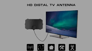 Комнатная цифровая ТВ антенна Диапазон 4K HD ТВ цифровая 1080p ТВ
