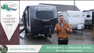 2023 Flagstaff Super Lite 27FBIK - Have you going on TRT just to keep up - Layzee Acres RV Sales